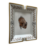 Hermes & Laurent Perrier ashtray