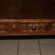 SAVOYARD CHALET TABLE, carved, with two drawers, late 18th century