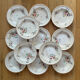 12 deep plates Luneville Chantilly