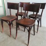 4 chaises bistrot Baumann