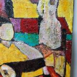 Oil on canvas signed Nicole Britscher-Breuer