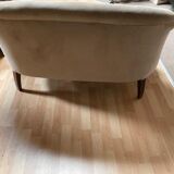 2-seater velvet sofa