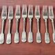 Suite de 12 fourchettes anciennes Nevada Silver D&A