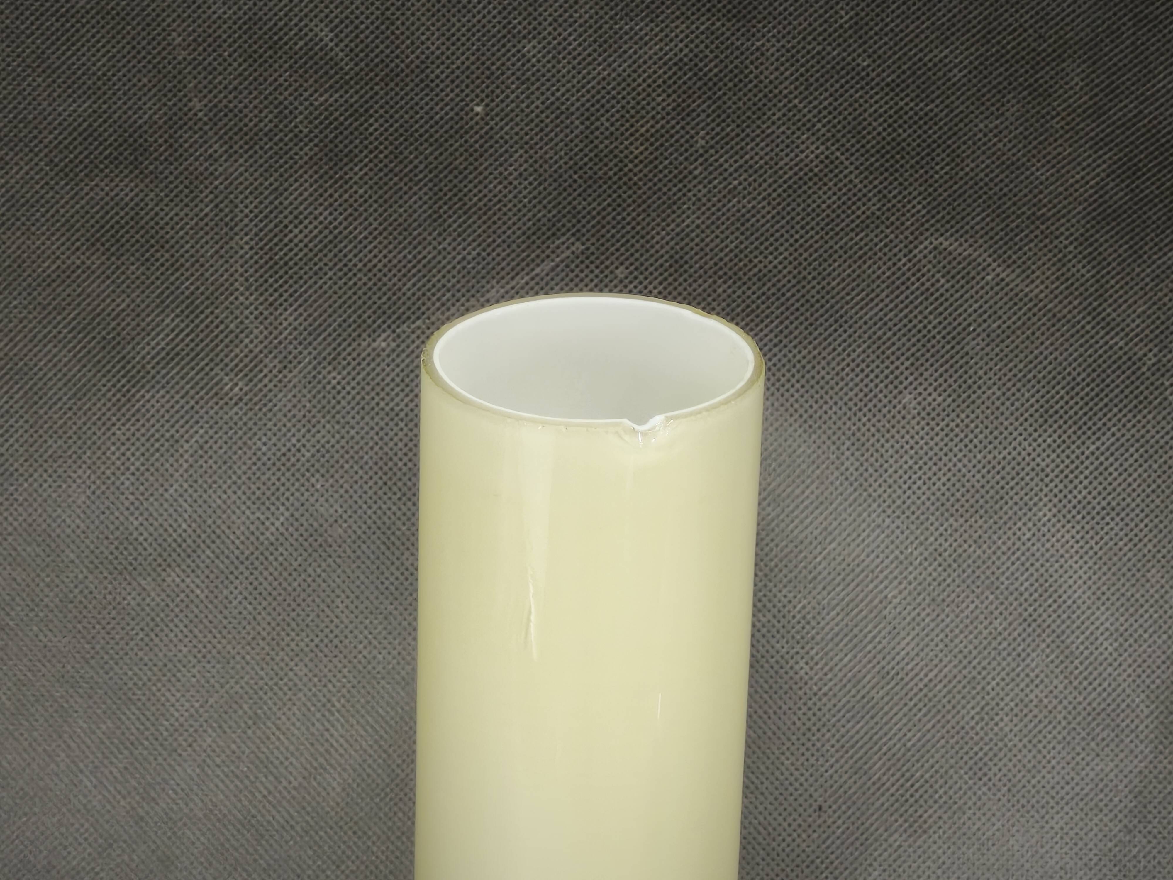 1930s Bauhaus Chrome and Cream Glass Wall Light, Czechoslovakia