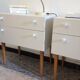 Paire de chevets scandinaves vintage
