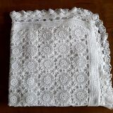 Old crocheted tablecloth