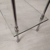 Chrome vintage console, 1970s