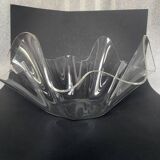 Vintage 1970s plexiglass handkerchief vase