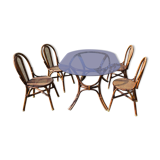 Vintage Rattan and Cane Dining Room