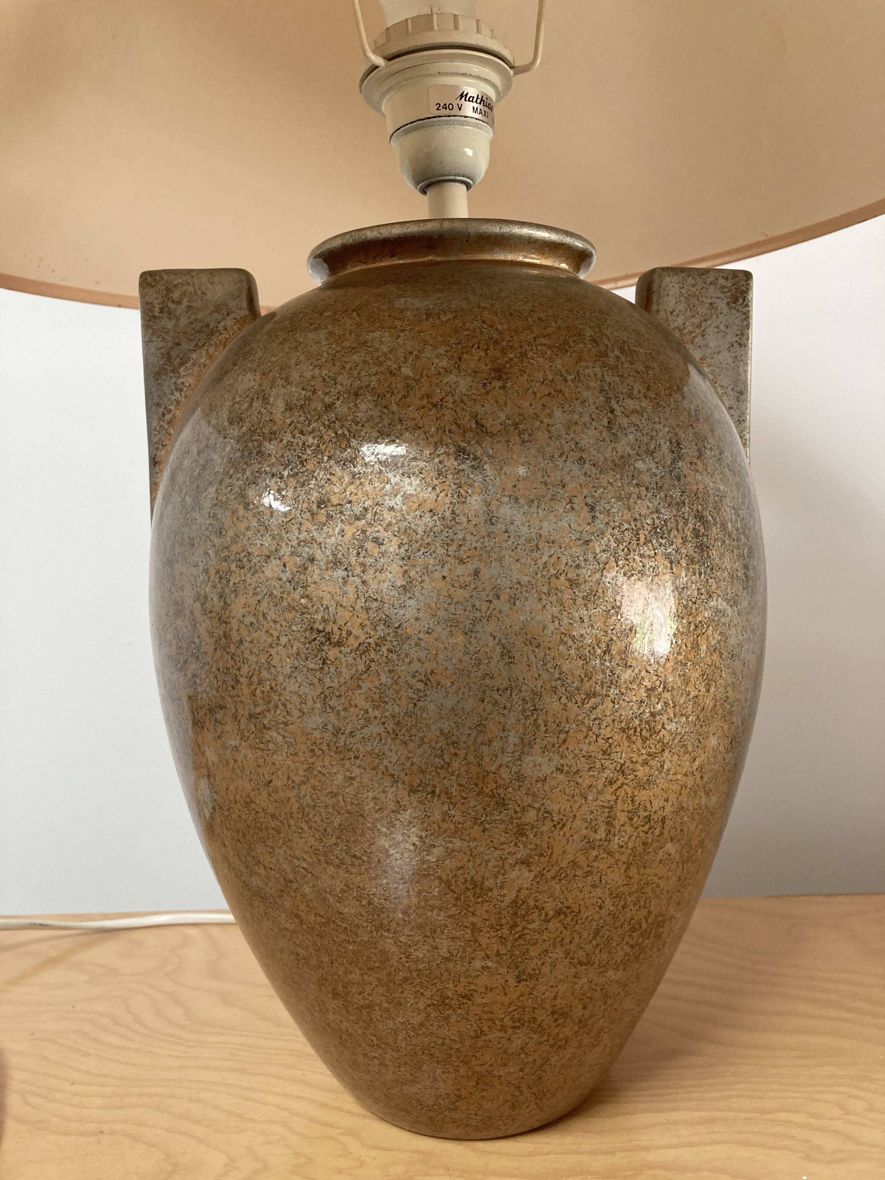 Lamp design house mathias paris vintage ceramic