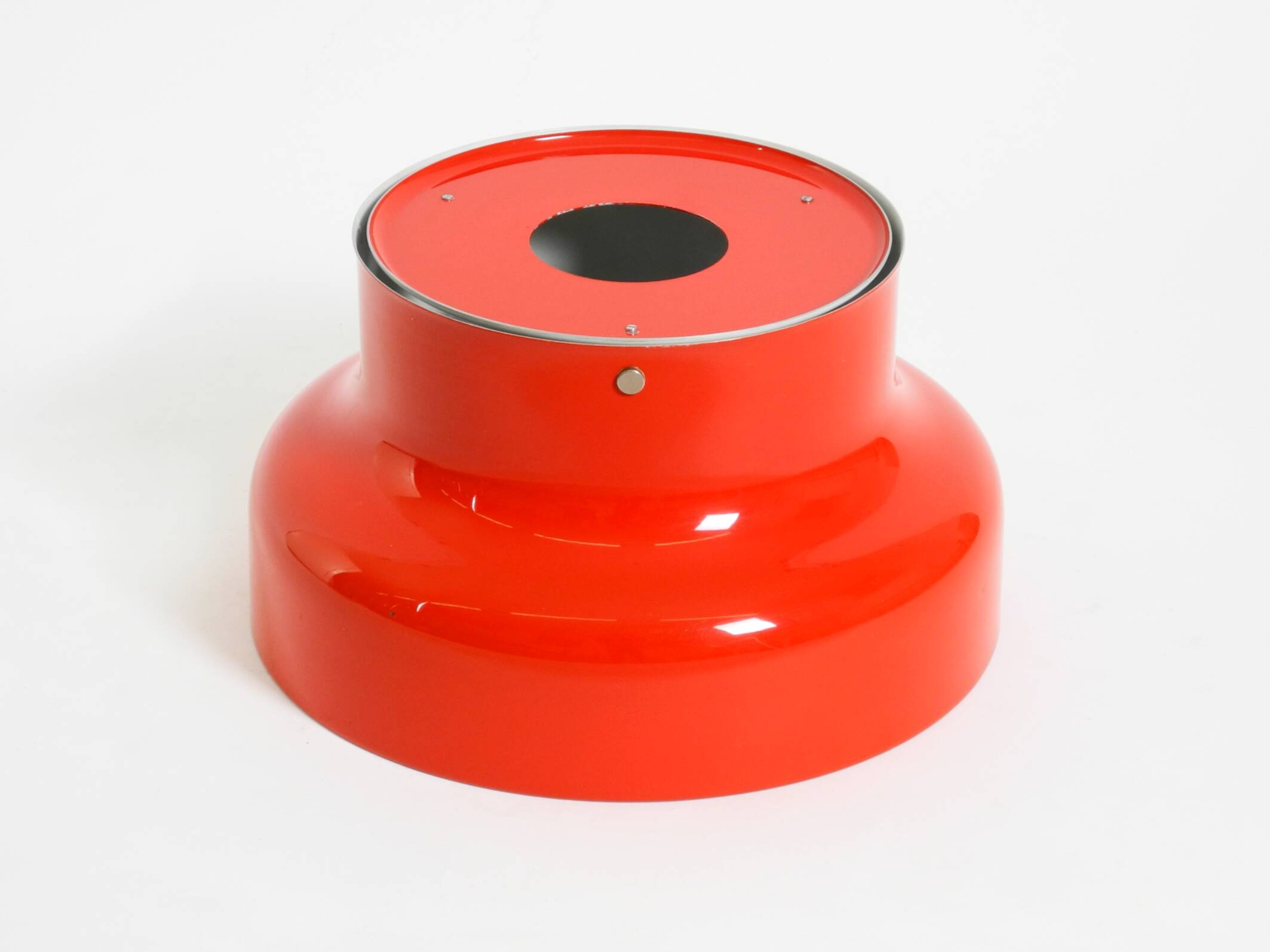 Large original 1960s red Bumling ceiling lamp by Anders Pehrson for Ateljé