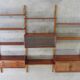 Système d'étagères modulable scandinave par Poul Cadovius pour Gustav Bahus
