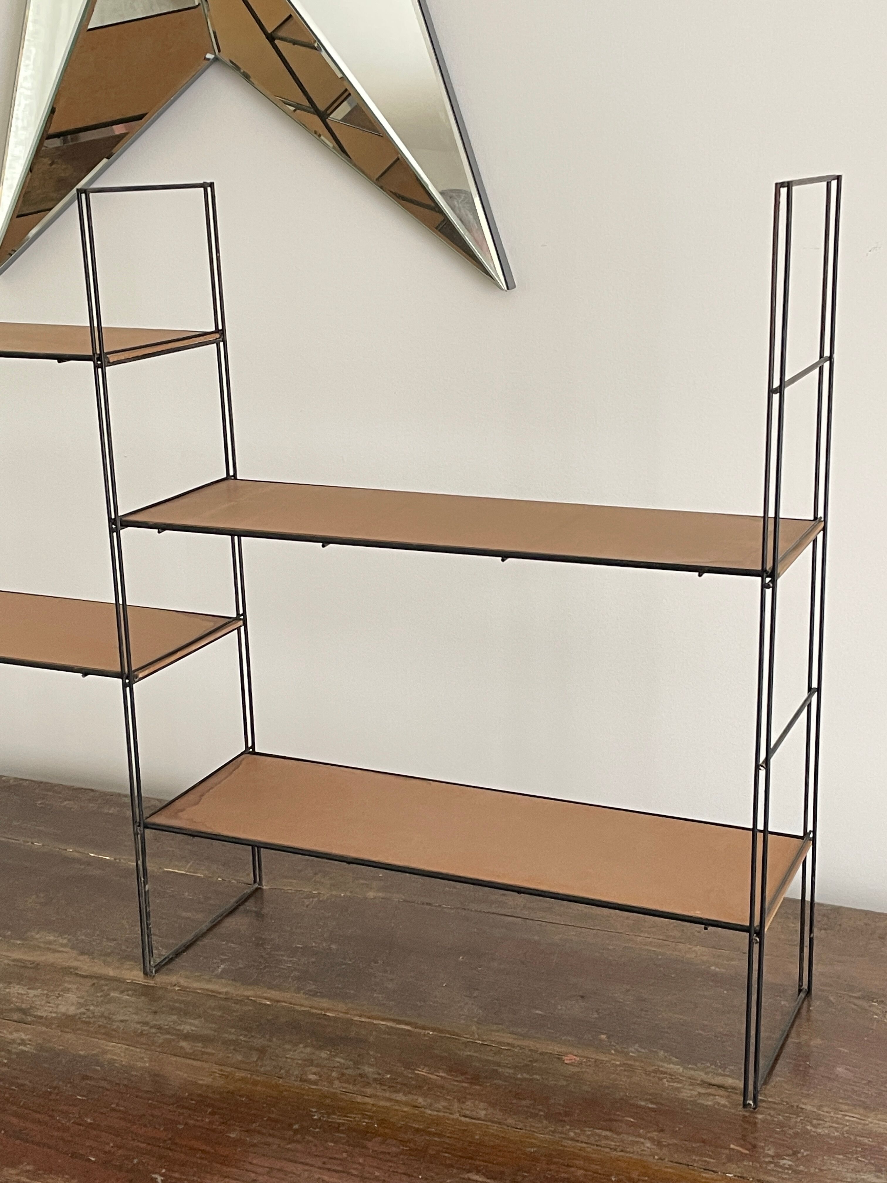 Triple modular shelves