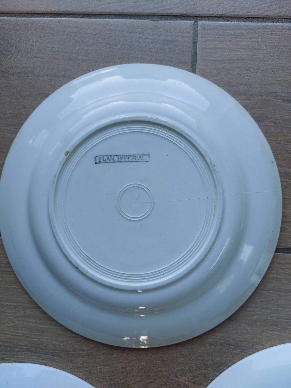 Imperial Flan Dessert Plate