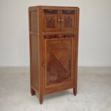 Antique wooden gramophone sideboard Art Deco France 1950