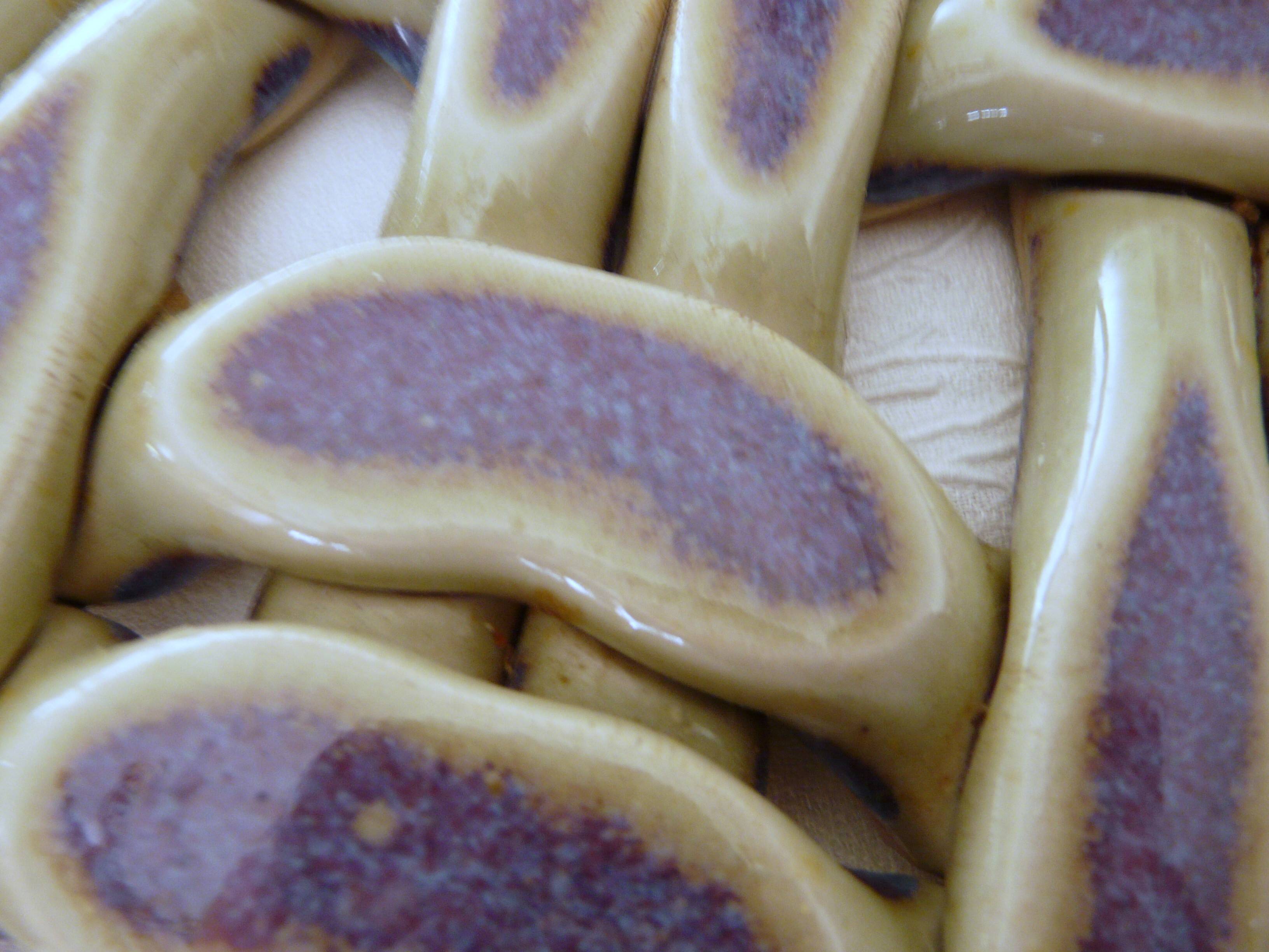 Vintage stoneware trivet