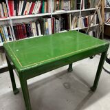 Bureau en chêne vernie customisé
