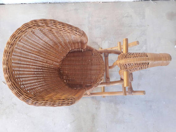 Horse rocking rattan