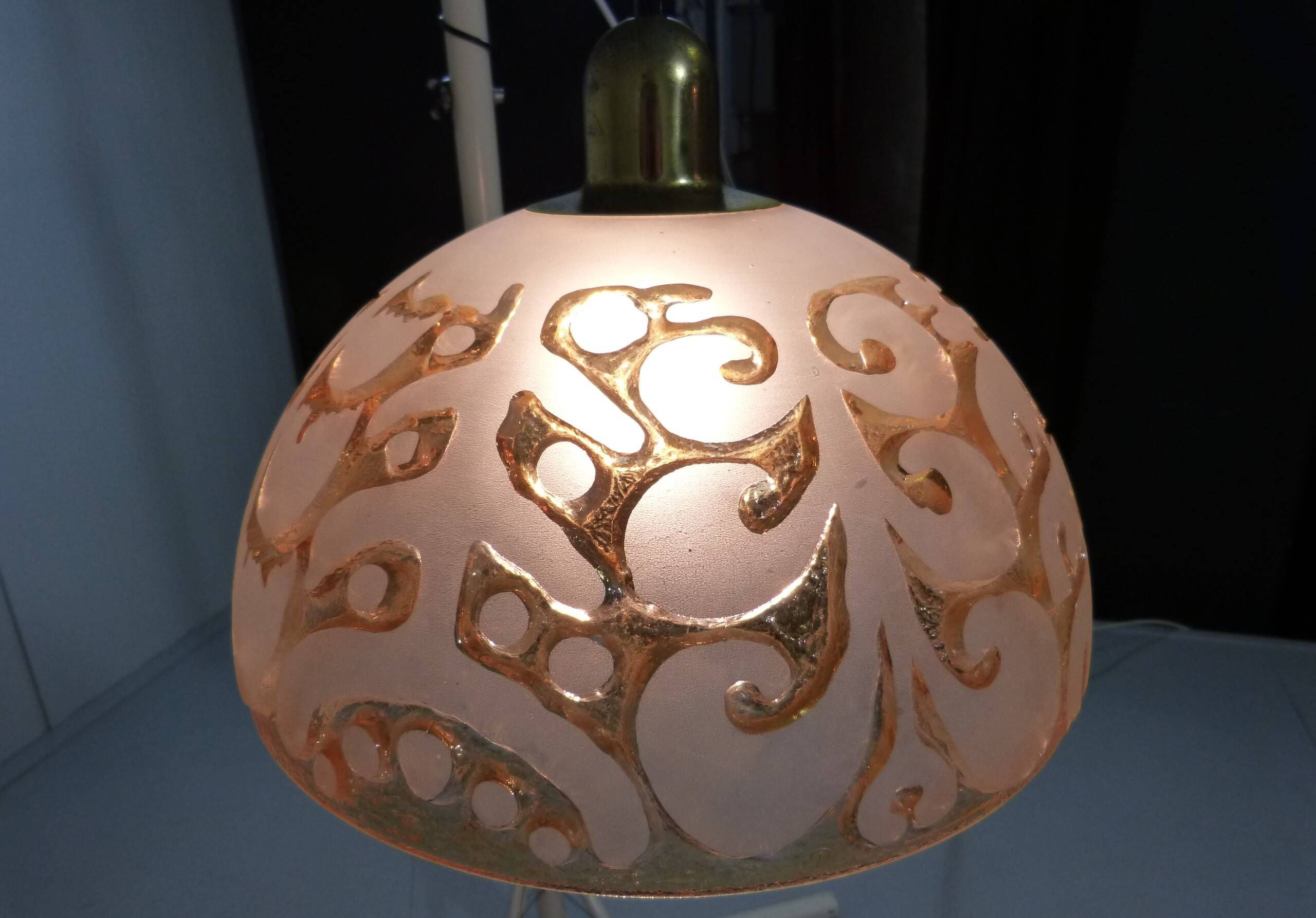 Peill & Putzler glass hanging lamp 1960-70’s