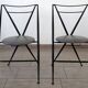 Cinderella folding chair pair by Yamakato, 1980s.