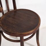 Chaises anciennes en bois courbé (vers 1920). Ensemble de 4 pièces n°2