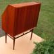Secretaire with a key from the 1960s / 70s, Denmark, teak wood