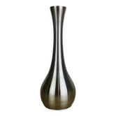 70s stainless steel vase, vintage, space age