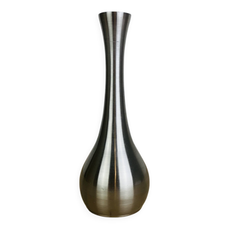 Vase en inox, années 70