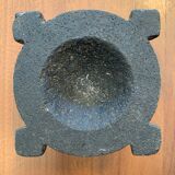 Ashtray, Lava stone mortar carved in the mass / 60s