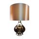 Lamp in glass and chrome