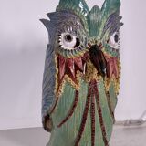 Ceramic owl lamp, 2019