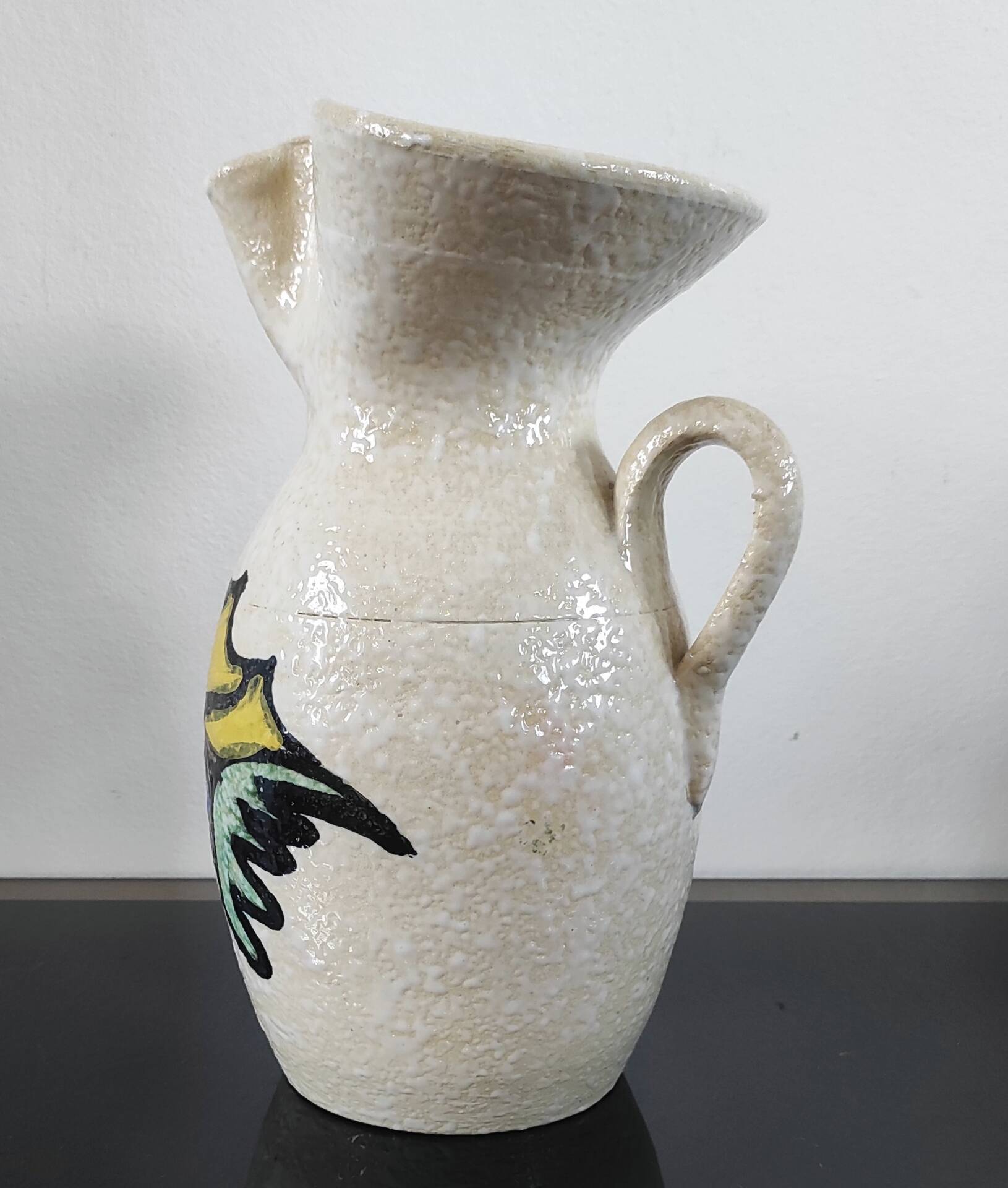 Vintage Vallauris ceramic jug