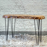 Table d'appoint en bois d'olivier bio