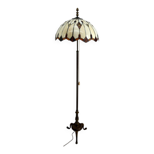 lampadaire en bronze - abat jour