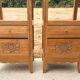 Art Deco pair of bedside tables in oak, 1930s.