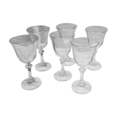 Set 6 verres à Porto Cristal
