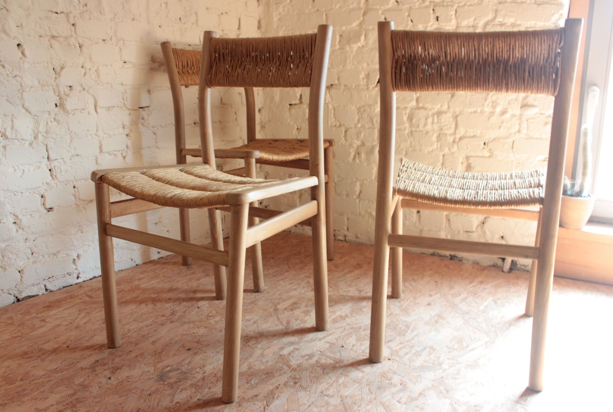 Set of 4 vintage chairs "weekend" by Pierre Gautier Delaye 1955