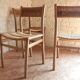 Set of 4 vintage chairs "weekend" by Pierre Gautier Delaye 1955