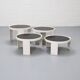 Tables gigognes Cassina 780/783 Gianfranco Frattini années 1970