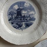 Assiettes décorées delft