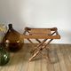 Folding stool in beech wood and mulching years 40-50