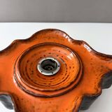 Vintage ceramic wall lamp, Hustadt wall lamp, Pop Art