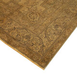 Tapis de laine jaune persan surteint 293 cm x 380 cm
