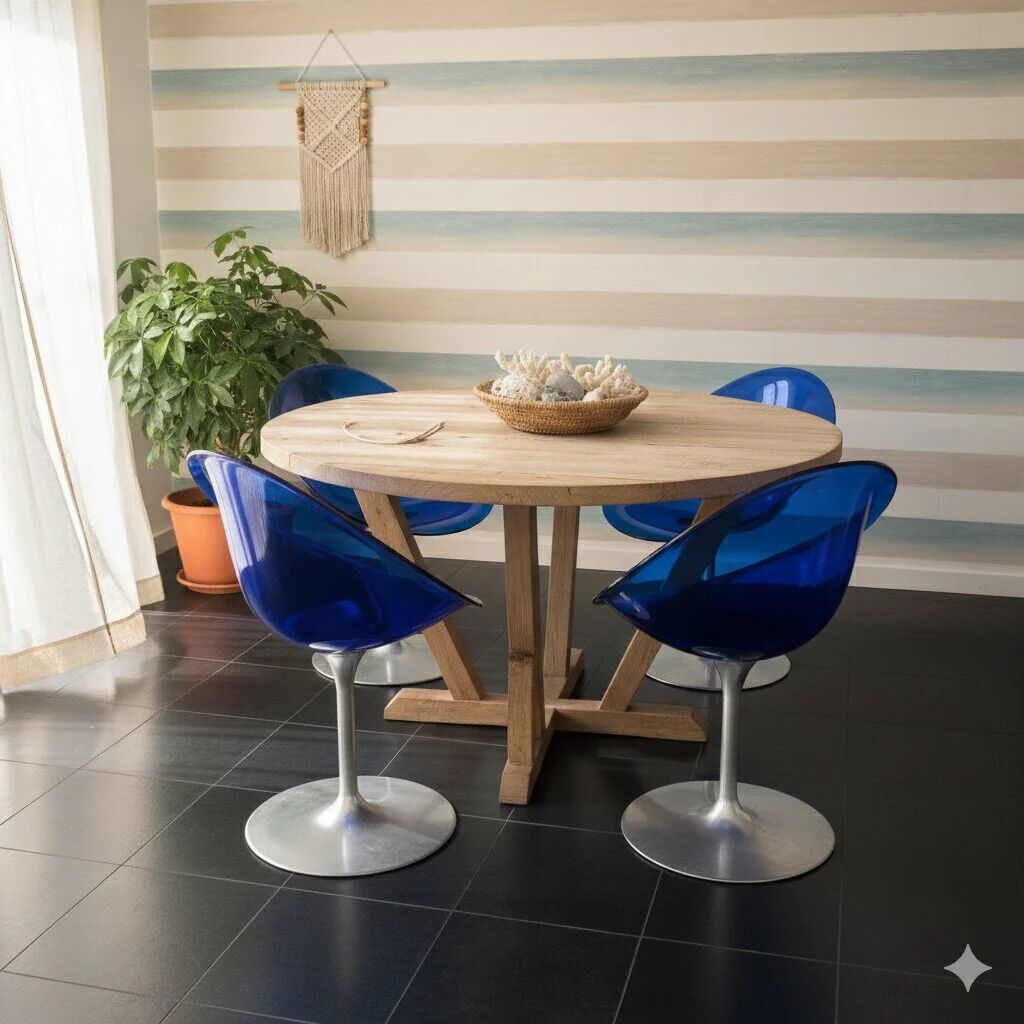 Kartell Eros chairs designed by Philippe Starck, aluminium, Italy, 1990s.