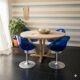 Kartell Eros chairs designed by Philippe Starck, aluminium, Italy, 1990s.
