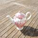 Antique Johnson Bros Ceramic Teapot - The Stagecoach
