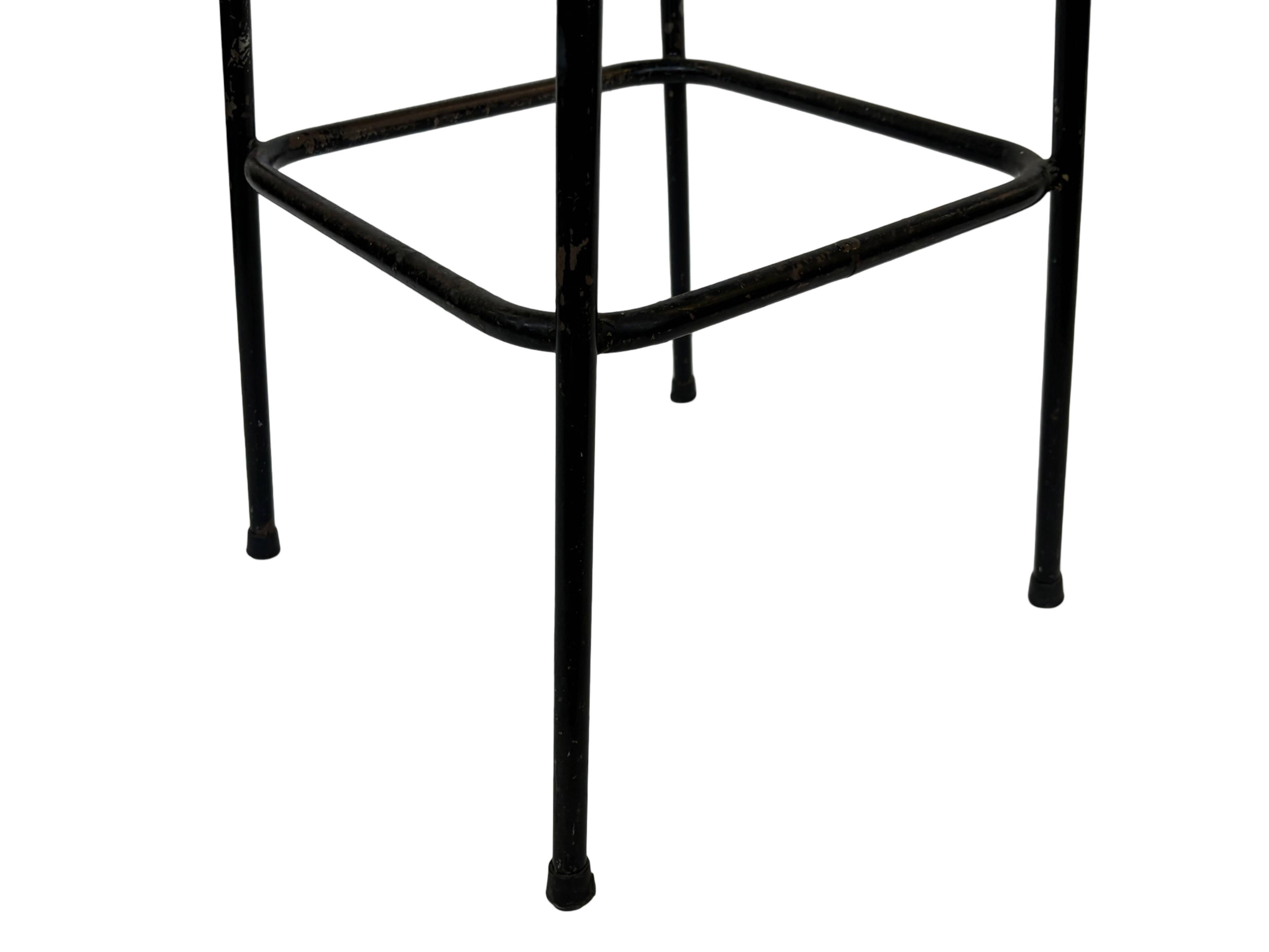 Vintage stool barstool Dirk van Sliedregt Rohe Noordwolde