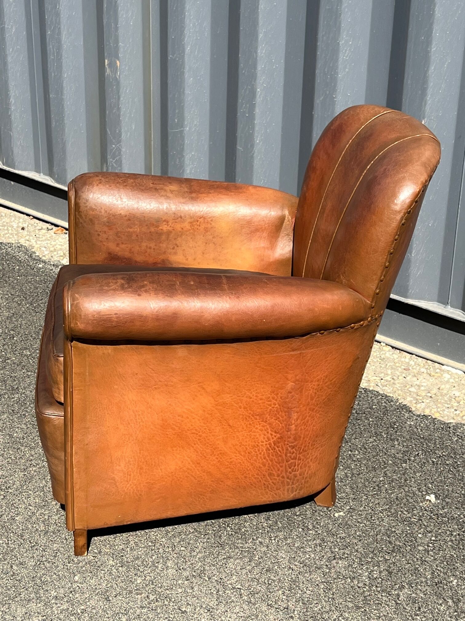 Leather clubs pair from the 1950s
