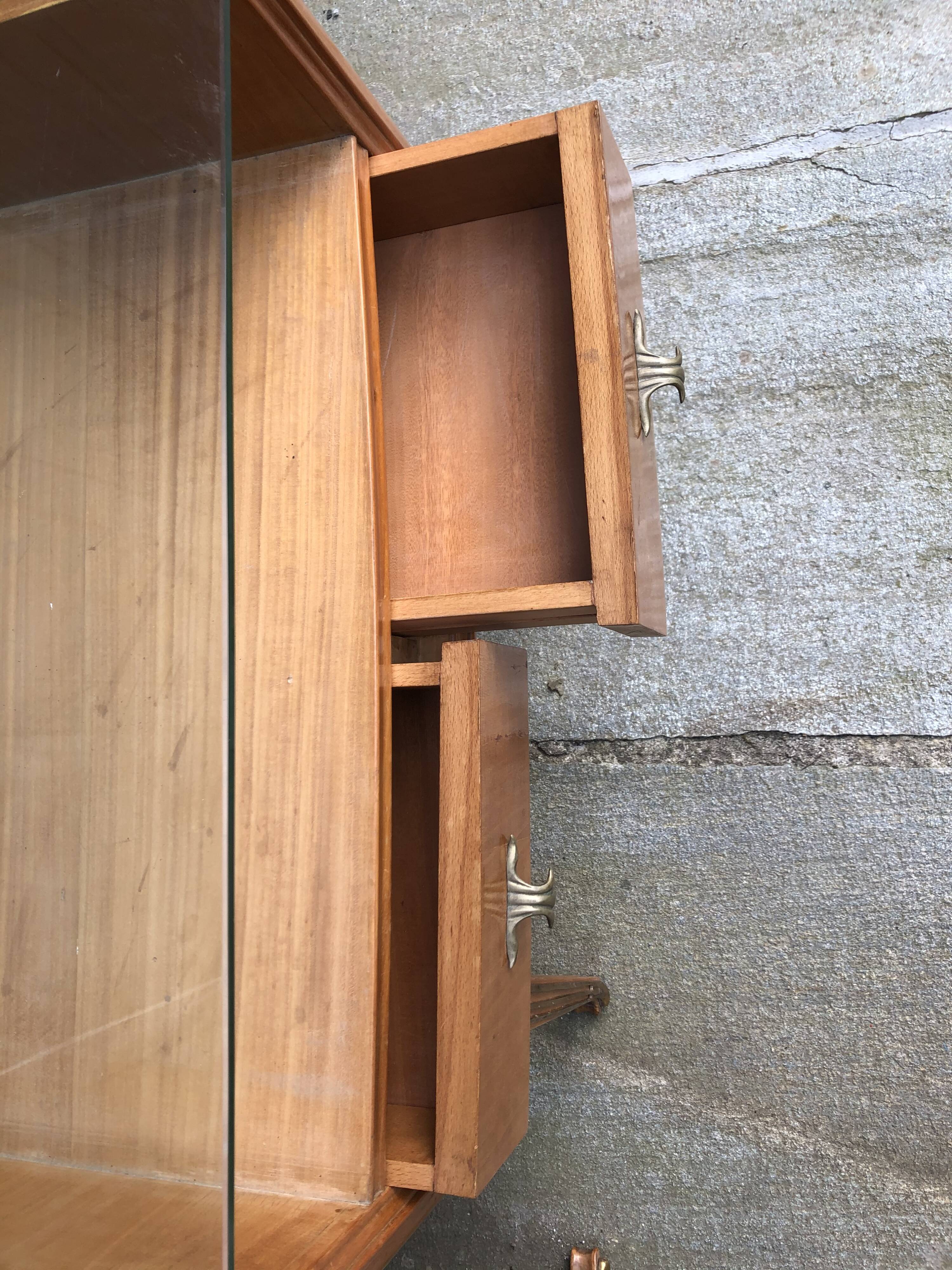 Pair of bedsides in cherry 1950s