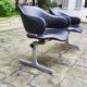 Two Double chairs armchairs leather benches Geoffrey Harcourt Artifort 60s